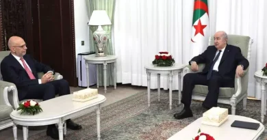 رئيس الجمهورية يستقبل سفير جمهورية إيطاليا بالجزائر