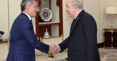 رئيس الجمهورية يستقبل حافظ الأختام وزير العدل للجمهورية الفرنسية