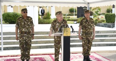 الفريق أول السعيد شنقريحة يشرف على تنصيب المدير الجديد للمدرسة العليا الحربية
