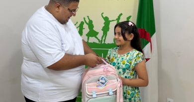 رئيس جمعية الرحمة تيبازة: مشروع الحقيبة المدرسي رسالة  إنسانية واجتماعية للطفل اليتيم