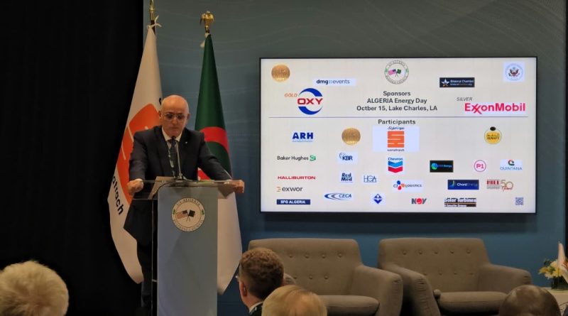 سوناطراك تستعرض فرص التعاون الاستثماري مع كبرى الشركات الأمريكية في “يوم الطاقة الجزائري” بلويزيانا
